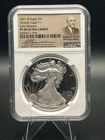 2021 W NGC 1 OZ American Silver Eagle PROOF 69 Ultra Cameo signed Adolph Weinman