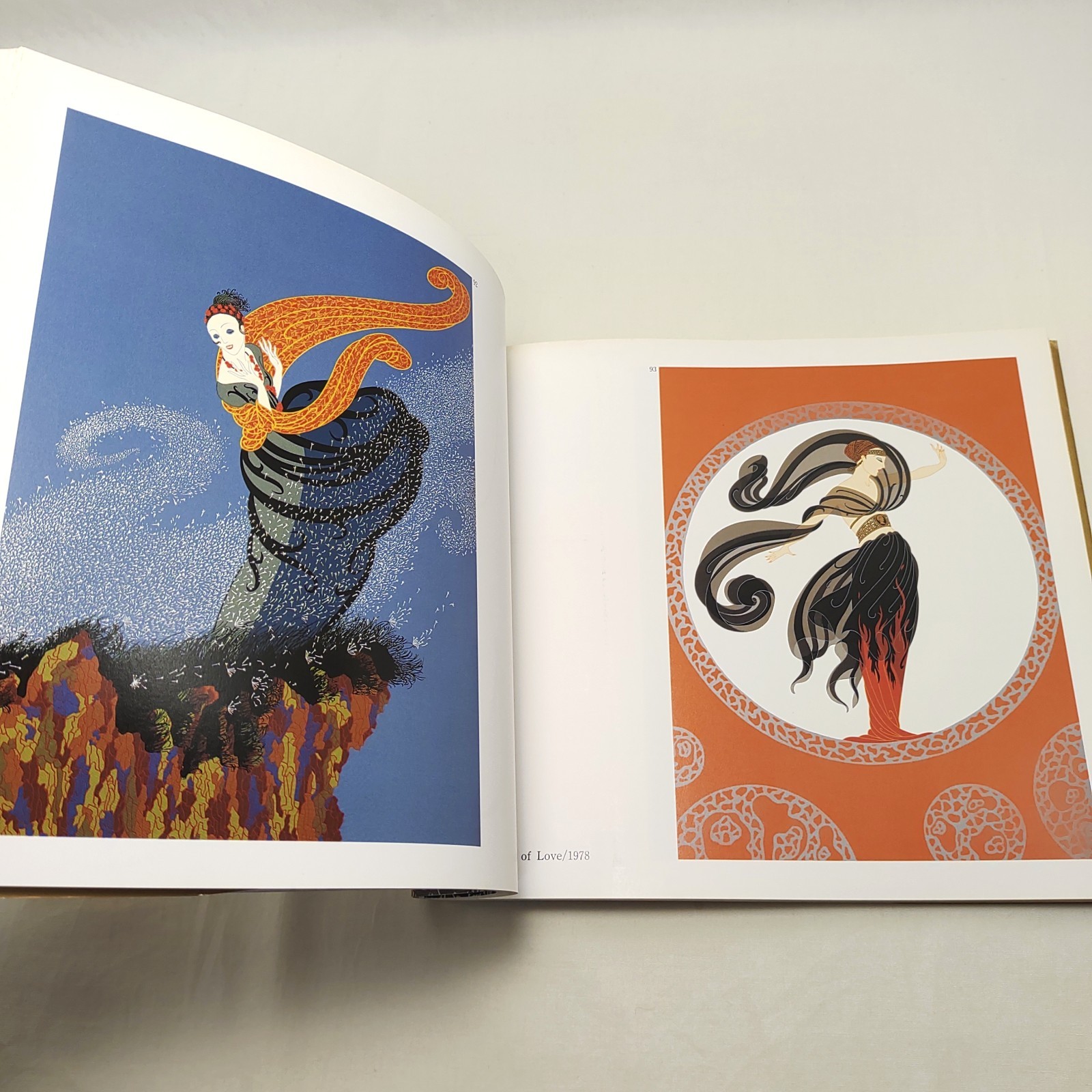 OOP Japanese Erte Art Deco Book Leader of Art Deco His Trail Through the Century