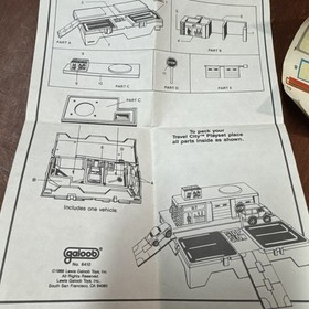 Vintage Micro Machines Travel City Body Shop W/ 14 Vehicles Cars Boat Jets 1980s