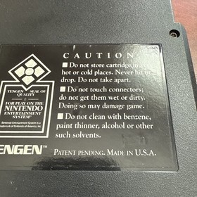 Vintage 1990 Nintendo NES Tengen KLAX Complete Game + Manual+ Original Box