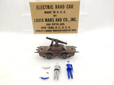 Mark's Trains Electric Hand Car O Gauge For Parts Or Repair Runs Good Nice Box