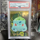 PSA 9 Bulbasaur Clear Card 2000 Topps Pokemon