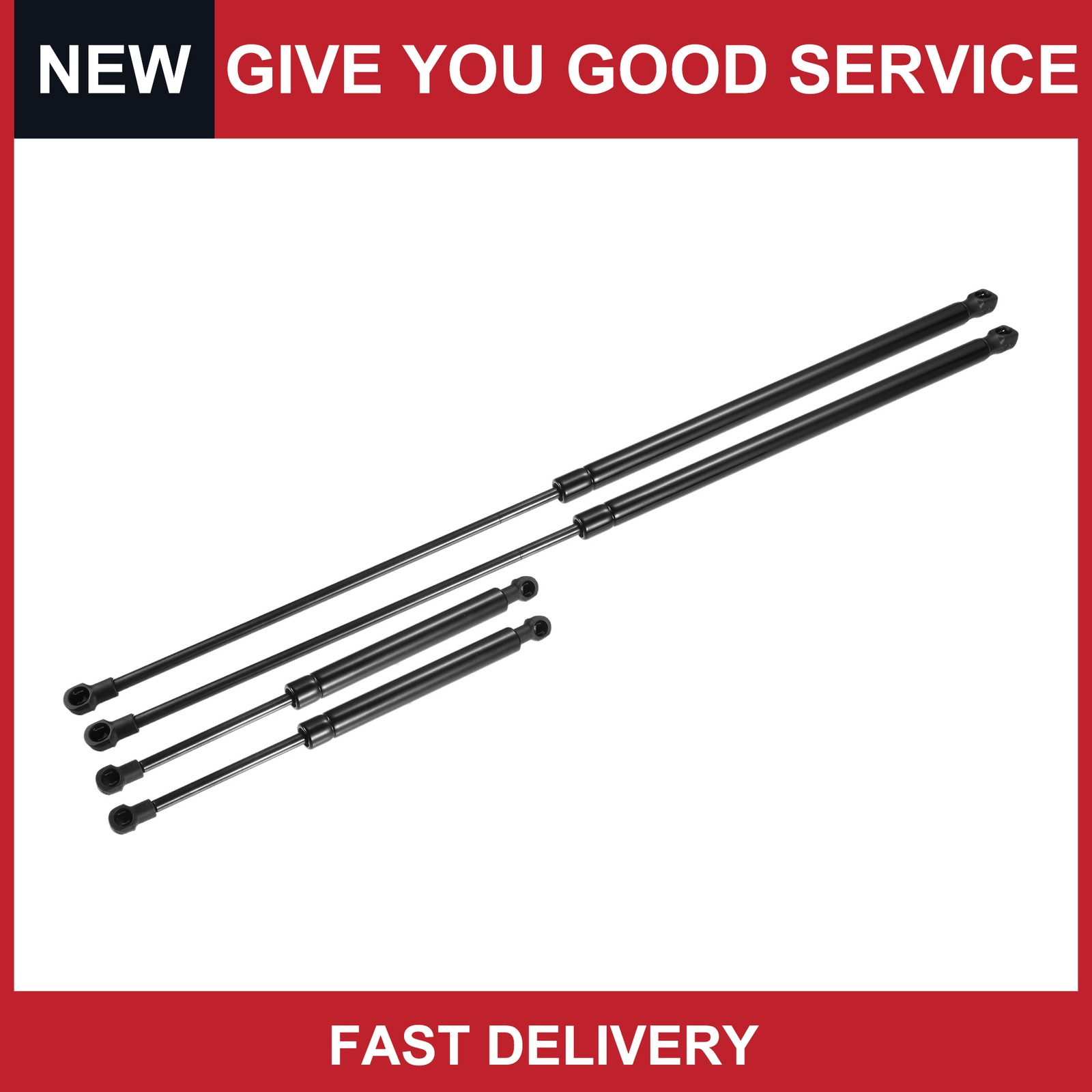 Pack of 4 Front Hood Rear Liftgate Lift Support Gas Struts For BMW E85 Z4 03-08