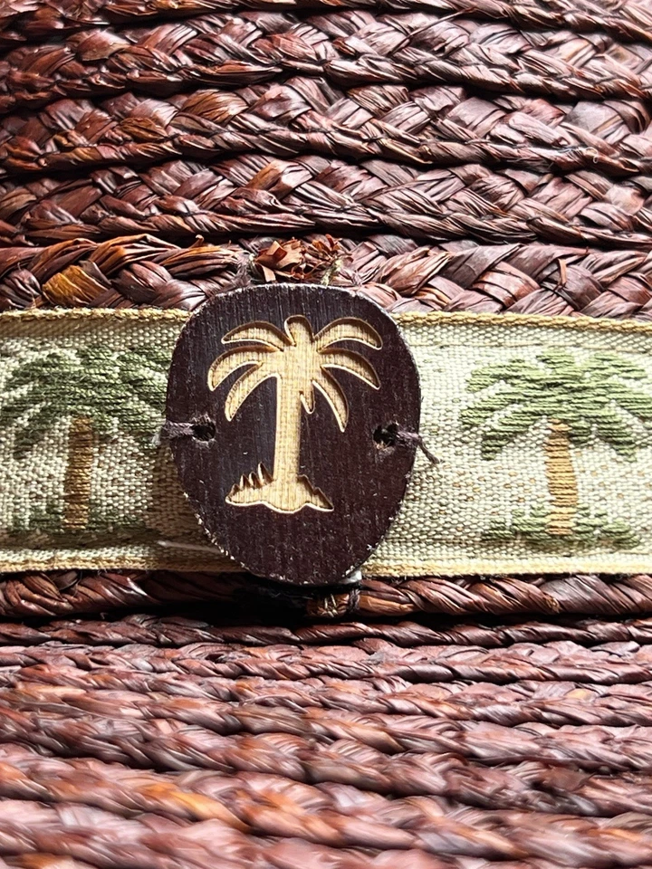 Sombrero para mujer Scala Collection boho ala ancha talla única marrón rojo Foto 4 de 4