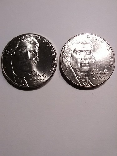 2024 P and D Uncirculated Jefferson Nickels, Low Mintage, Hard To Find
