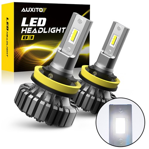 AUXITO H8 H11 LED Headlight Low Beam High Beam Bulbs Super Bright 40000LM White - Foto 10 di 17