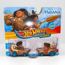 Hot Wheels RacerVerse MOANA & MAUI Disney 2 Pack 2025 Racer Verse