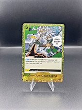 One Piece CCG Gum-Gum Dawn Stamp Holo R Card OP13-117 NM