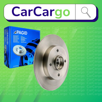 Pagid Solid Rear Brake Discs Pair Peugeot 207 CC 1.6 16V Turbo 2007-2013 249 mm