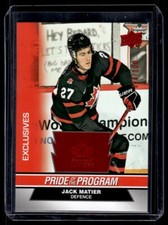 2023-24 Team Canada Juniors Pride Of The Program Exclusives Red Jack Matier