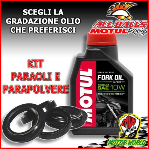 KIT REVISIONE FORCELLA PARAOLI PARAPOLVERE OLIO MOTUL Yamaha XV 250 Virago 1996 - Foto 2 di 9