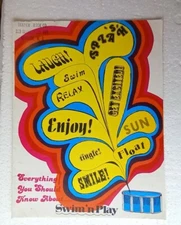 Vintage 1967 Swim n Play Above Ground Pool Dealer Sales Brochure Newark, NJ