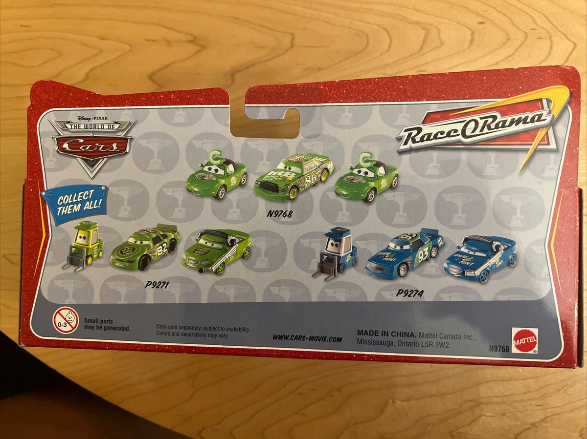 Disney Pixar Cars Chick Hicks 3-Car Gift Pack green Fan Mia Tia by