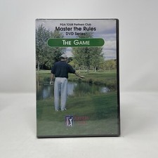 PGA Tour Partners Club Master The Rules - The Game DVD, 1999 Golfing - Sealed