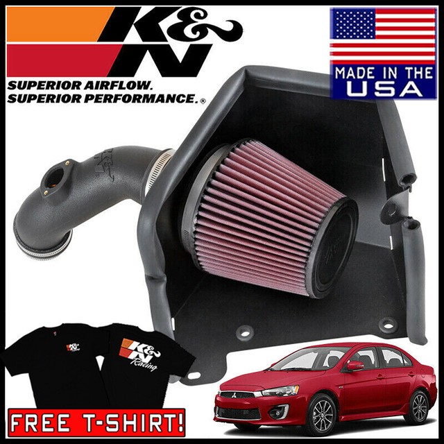 K&N AirCharger Cold Air Intake System fits 201516 Mitsubishi Lancer 2
