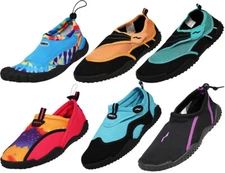 Norty Womens Water Shoes Aqua Socks Surf Yoga Exercise Pool Beach Swim Slip On