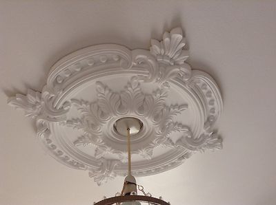 Rosace De Plafond En Plâtre CR7 - Style Victorien 72cm - Décoration Intérieure