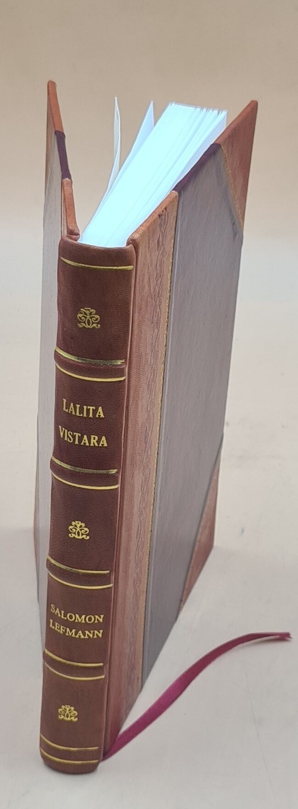 Lalita Vistara: Life and Teachings of Buddha in Leather Bound Edition