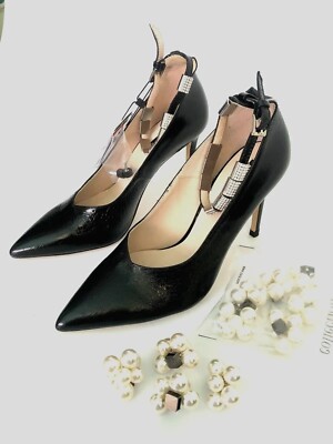 Bottines Zara En Daim Noir - Taille UK 5 (38) - Talons Aiguilles - Occasion