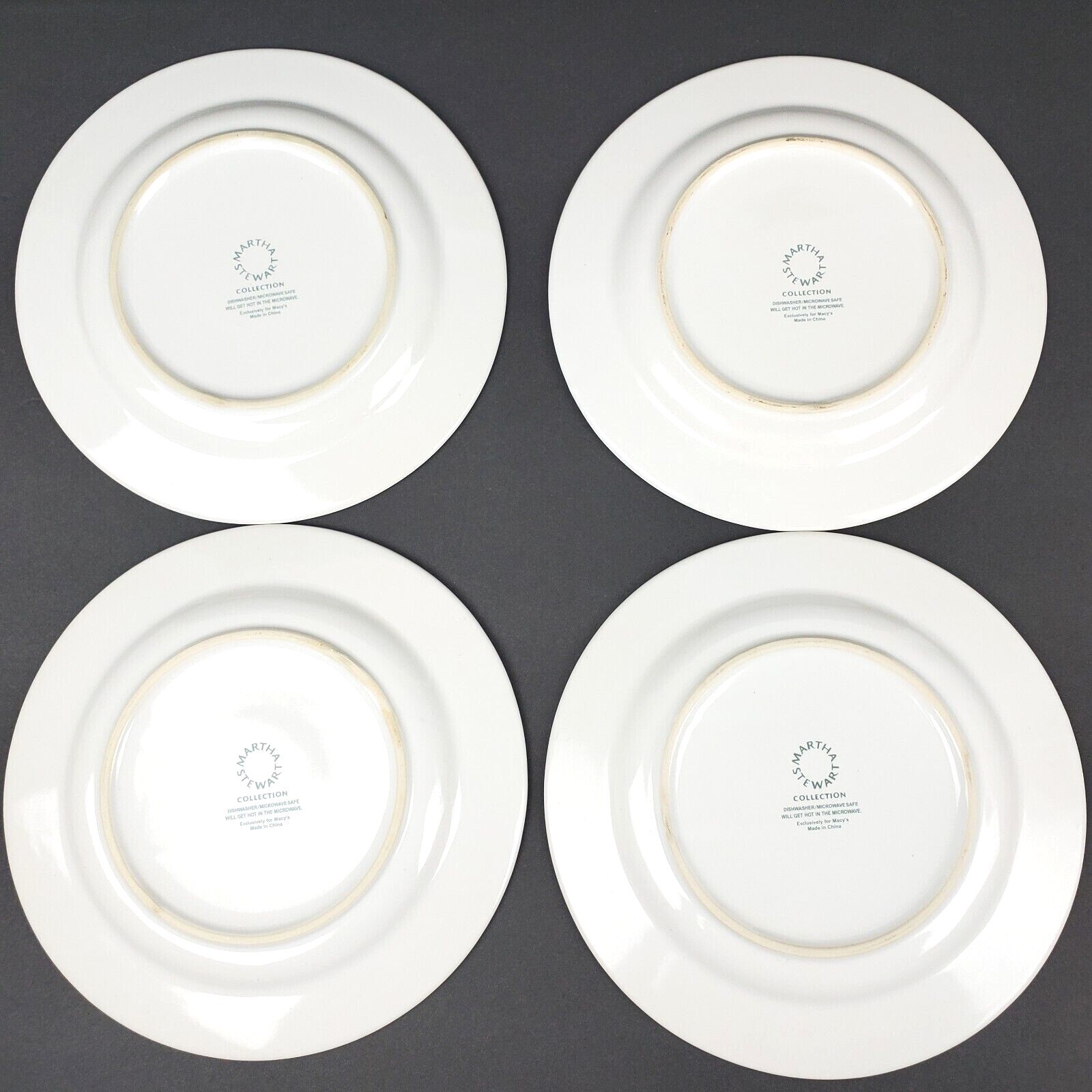 Set of 4 Martha Stewart Collection Macys Vegetable Tapas Appetizer