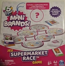 NEW Surprise Mini Brands Supermarket Race Game Family Fun Spinmaster 8+