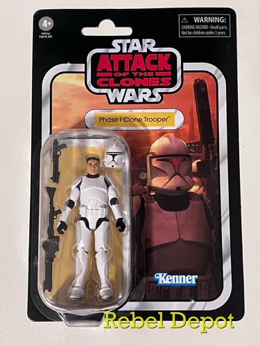 Star Wars The Vintage Collection Phase I Clone Trooper VC309 New On Card See Pic