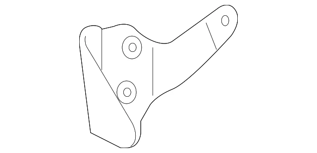 Mercedes-Benz S-Class W222 Right Catalytic Converter Bracket A2224913341 - Image 2 of 4