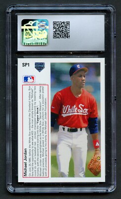 Michael Jordan #SP1 Upper Deck 1991 Chicago White Sox Baseball