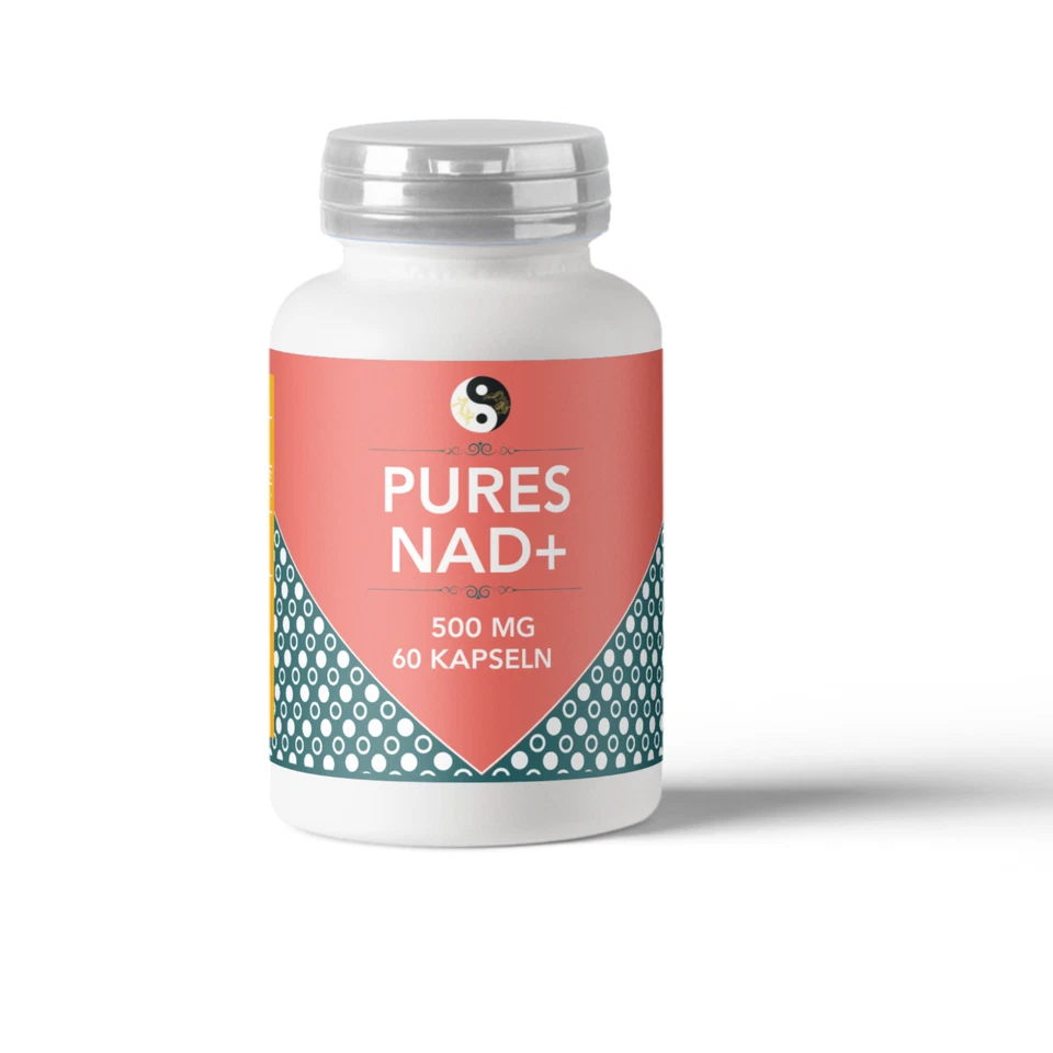 TCM-PHARMATRADE NAD Kapseln hochdosiert - 500 mg Nicotinamid-Ribosid für Energie und Anti-Aging