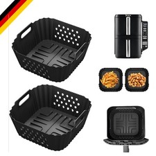2 Stück Airfryer Zubehör für Ninja Double Stack 7,6L Air Fryer SL300EU, BPA F...