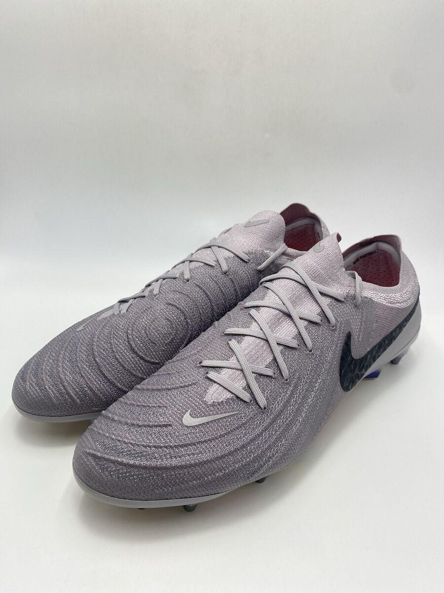 Nike Phantom GX II Elite SGPRO P Grey Black Cleats (HF4365 Nike Phantom GX II Elite SGPRO P Grey Black Cleats (HF4365