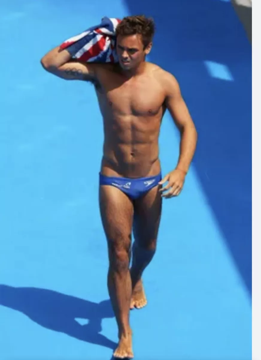 Speedo Team GB Great Britain brief swimsuit Tom Daley swimming