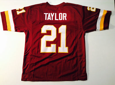UNSIGNED CUSTOM Sewn Stitched Sean Taylor Burgundy Jersey M, L, XL, 2XL,  3XL