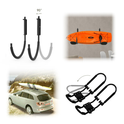Kayak Cart Folding J Canoe Boat Kayak Roof Car SUV Truck Top Mount