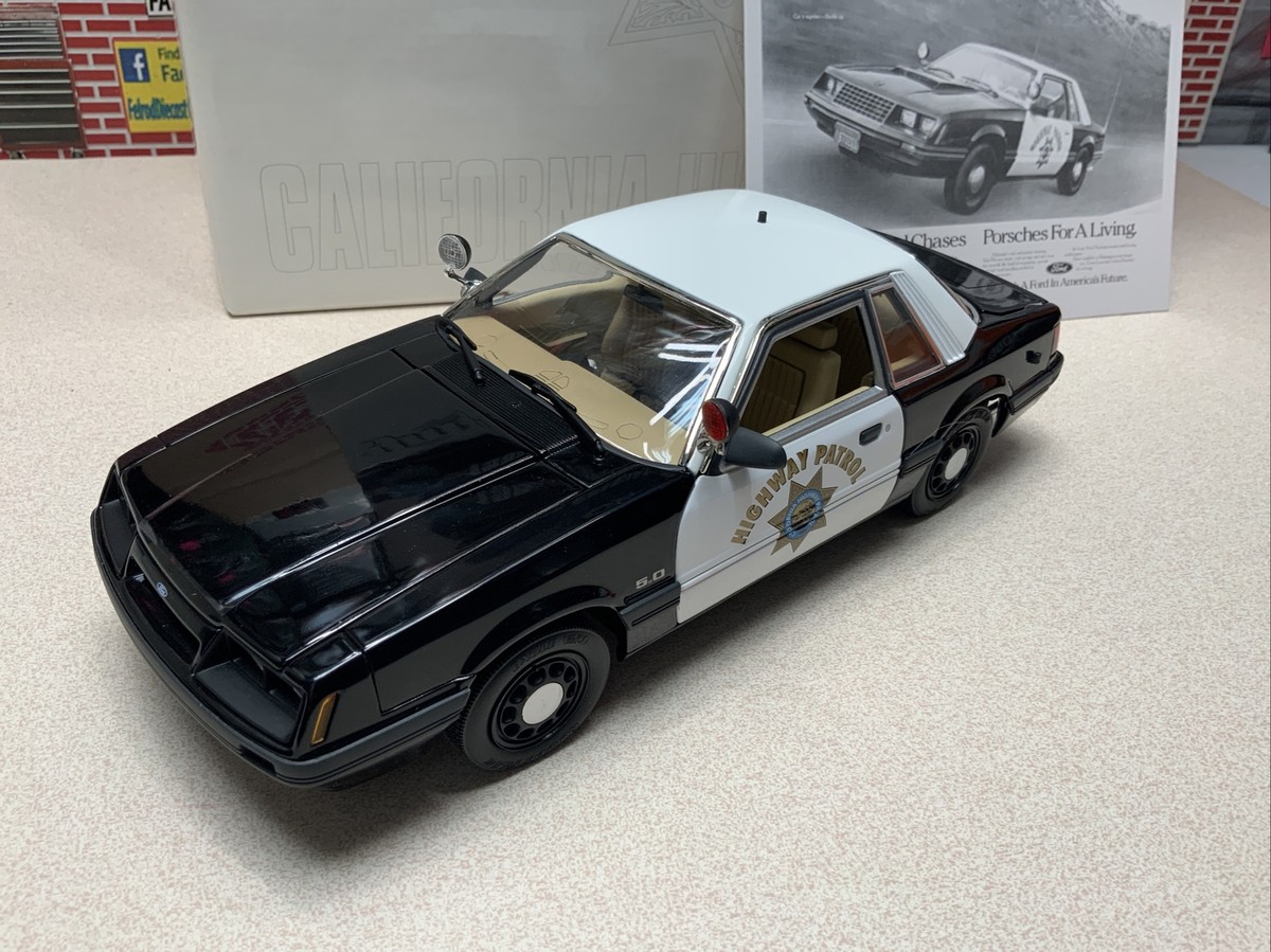 1/18 GMP 1985 Mustang SSP California CHP 9065 Serial #0022 See