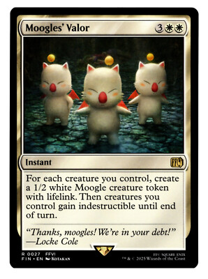 MTG | Moogles' Valor | Final Fantasy | NM | EN
