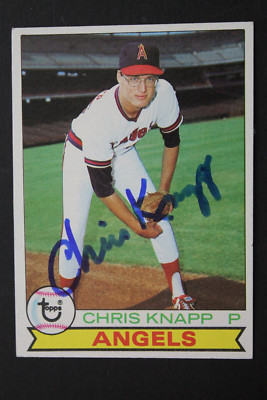 Chris Knapp California Angels Autographed 1979 Topps Signed Baseball Card #453