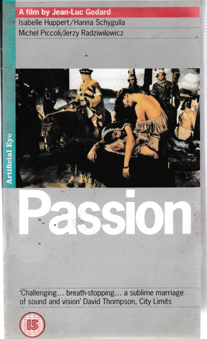 Passion, VHS Video - 1982 Jean-Luc Godard Film, French With English Subtitles