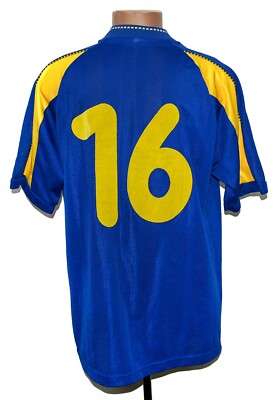 98年アウェイ　ウクライナ代表　レプリカユニフォーム　Lサイズ　football Ukraine Soccer Jersey Football Shirt 100% Original Size XL