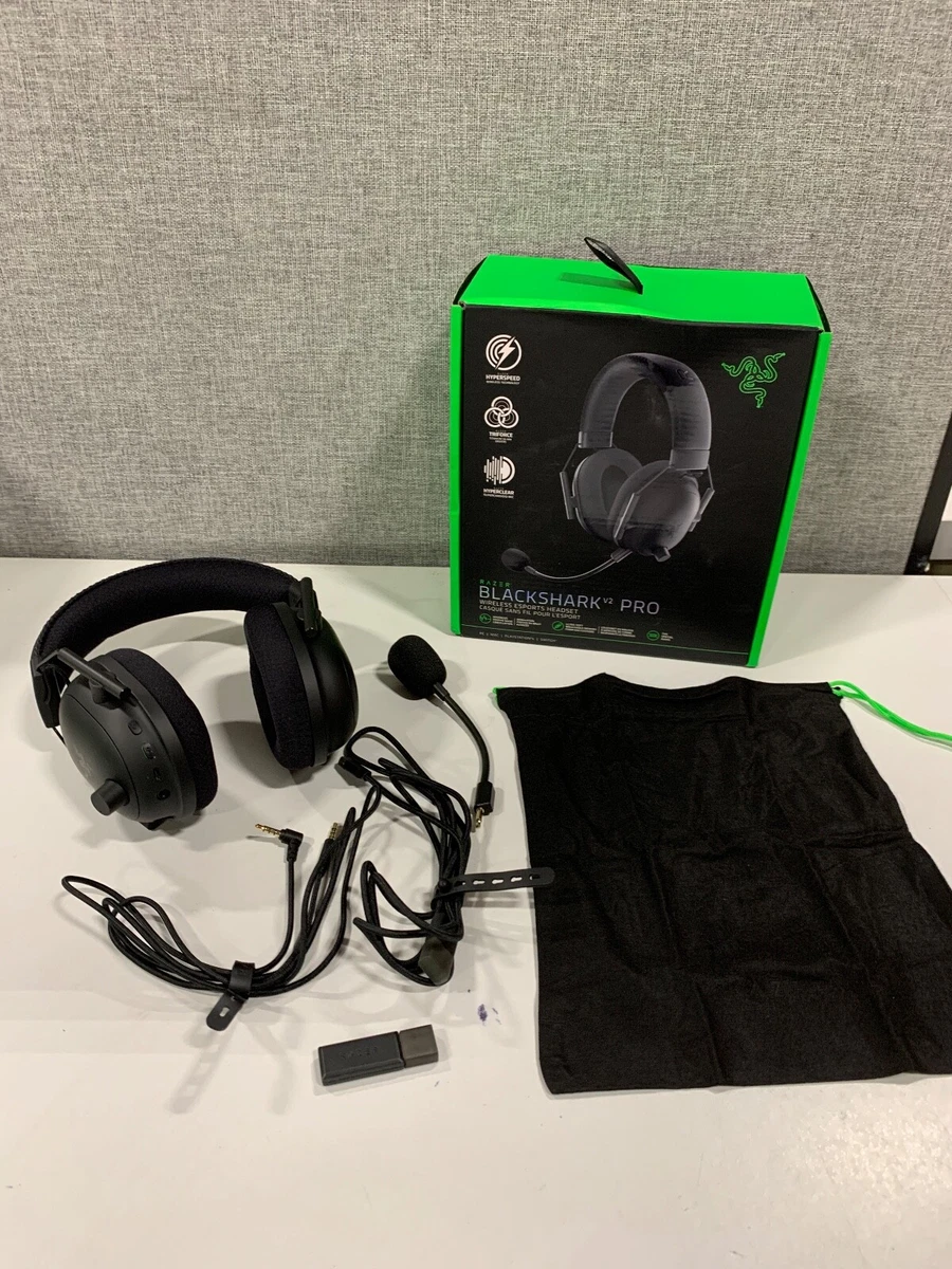 Razer Blackshark V2 Pro RZ04-0322 Black Bluetooth Wireless Esports Headset e10-1