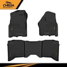 Floor Mats Liners Tpe Fit For Dodge 2013-2018 Ram Truck Crew Cab All Weather