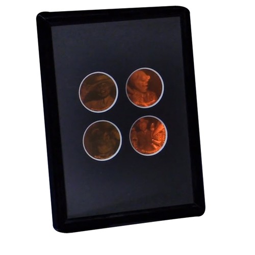 Mask 4-up PHOTOPOLYMER Hologram Picture Matted - Picture 8 of 12