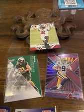 2022 Panini Chronicles Draft Picks #6 Joe Burrow XR With Herbert & Brady!