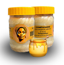 Crème de Karité BIO au Miel  Anti-Cellulite, Anti-Acné, Anti-vergetures 400g
