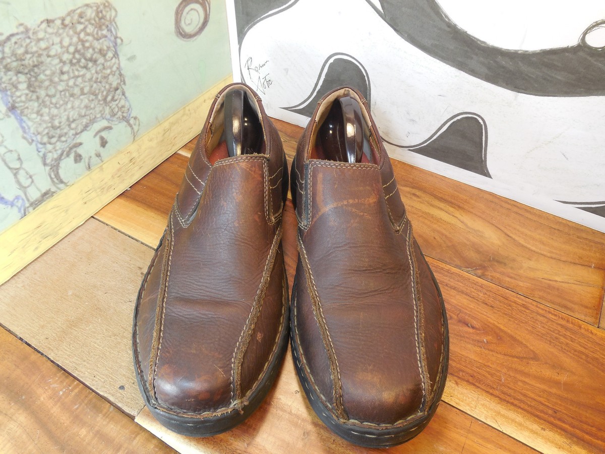 Clarks Brown Leather Loafers – Men’s 10.5 Clarks Gorwin Step Loafers Dark Brown Leather Men main image 4