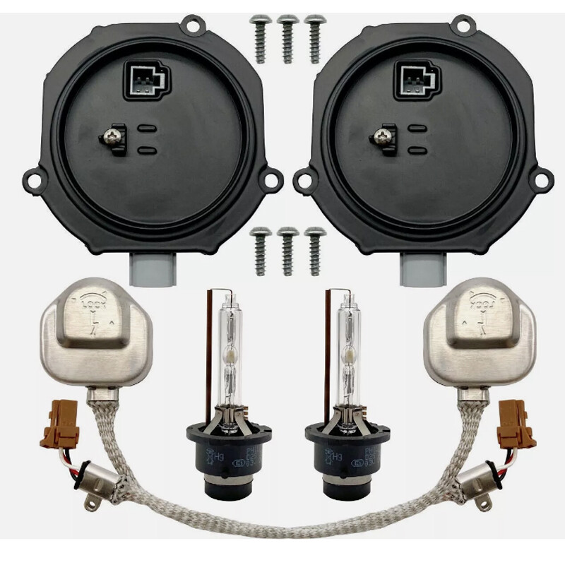 2x For 2007-2009 Mazda 3 Xenon Lamp Ballast D2S Bulb Kit Inverter OE