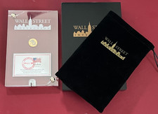 RAR LIMITIERT .917 Gold GB George 1/2 Sovereign 2016 Wall Street Collection  10k