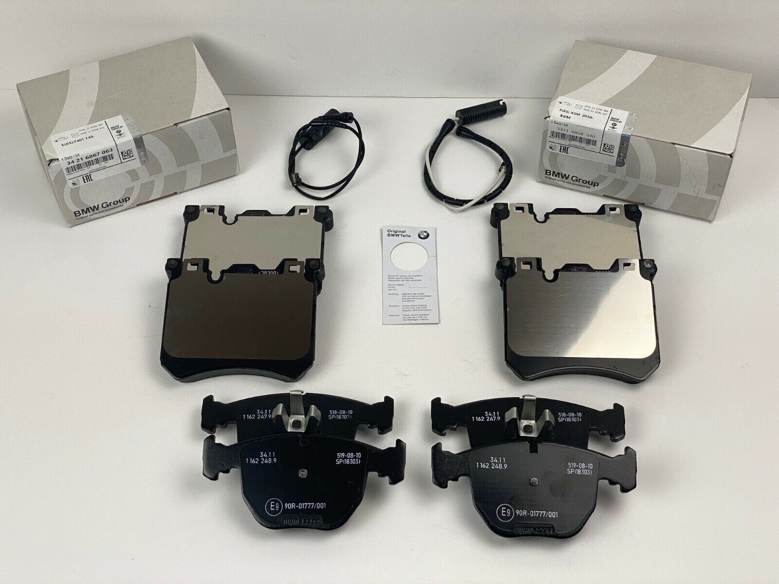Rolls Royce Ghost, Wraith & Dawn Front & Rear Brake Pad Kit Genuine
