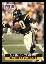 Sam Seale #644 1991 Pro Set San Diego Chargers