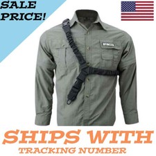 Tactical One Single Point Sling Strap Bungee Rifle Gun Sling with QD Buckle